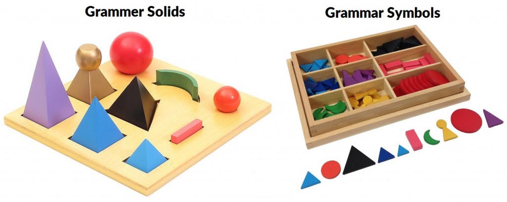 montessori grammar shapes