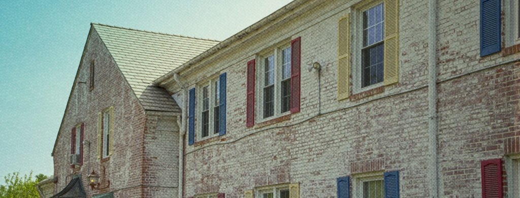 co-op brick building